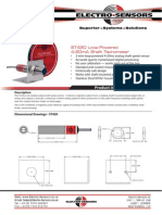 ST420 Loop-Powered 4-20ma Shaft Tachometer: Product Information