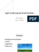 Light Scattering by Small Particles - Min Zhong