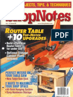 Crafts - Woodworking - Magazine - (Ebook) - Shopnotes #85 - Router Table +10 Upgrades