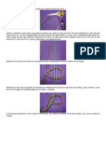 Cómo Hacer Una Pulsera de Cuero Trenzada Con Nudos en Forma de Ocho