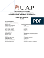 Silabo de Ing. Agroindustrial II