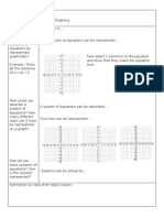 Day 1 Solving Systems of Equations by Graphing