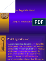 Portal Hypertension: (Surgical Complications)