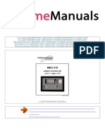 User Manual Thomson Mec 310#genset Controller Option J Canbus j1939 e