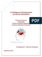 L'Intelligence Émotionnelle de Daniel Goleman - Ficher de Lecture Par Rossano Et Di Nunzio (2011)