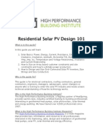 Solar PV Design 101 Guide