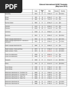 Edexcel IGCSE Timetable - May - June 2013