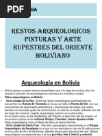 Arte Rupestres Del Oriente Boliviano