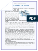 O Pescador e A Sereia Teste Compreensao Oral