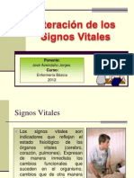 Alteraciones de Los Signos Vitales