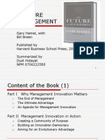 The Future of Management Dudi