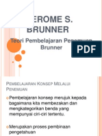 Teori Pembelajaran Brunner 