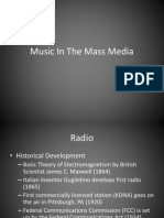 Music in The Mass Media