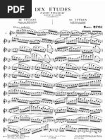 Moyse - 10 Studies After Wieniawski