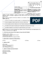 Prueba El Caballero de La Armadura Oxidada - 7mo