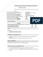 Curriculum Vitae Personal Details