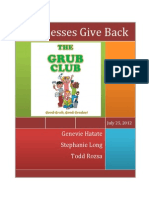 Grub Club Proposal