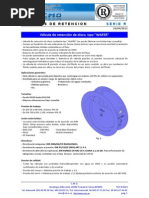 Valvula Retencion Check Tipo Wafer