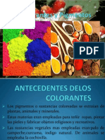 Los Colorantes y Pigmentos