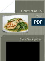 Gourmet To Go PPT Presentation