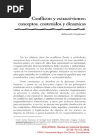 Conflictos y Extractivismos:conceptos, Contenidos y Dinamicas - Eduardo Gudynas