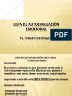 Autoevaluación de Inteligencia Emocional