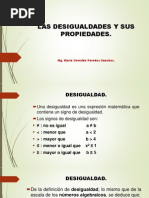 Las Desigualdades o Inecuaciones y Sus Propiedades