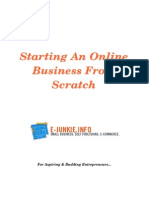 Starting An Online Business From Scratch