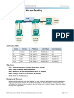 3 - Lab - Configuring VLANs and Trunking