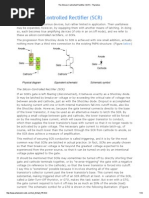 The Silicon-Controlled Rectifier (SCR) - Thyristors