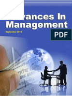 Advances in Management September 2012