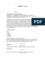 Chapter 7. Costs: 0. Economic Cost and Accounting Cost