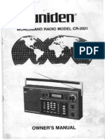 Uniden CR2021 Owner Manual