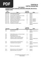 Chapter 26 - Capital Budgeting