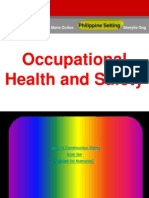 Occupational Health and Safety: Philippine Setting