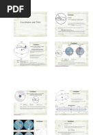 Coordinates and Time