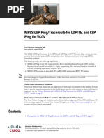 MPLS LSP Ping - Traceroute For LDP - TE, and LSP