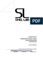 Constant Temperature Oven: Microprocessor Controlled