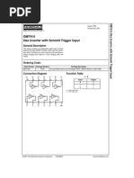 DM7414 Hex Inverter With Schmitt Trigger Input: General Description