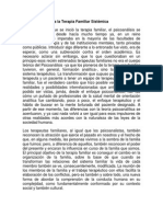 Del Psicoanálisis A La Terapia Familiar Sistémica LECTURA