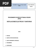 Procedimiento de Instalaciones Electricas y Sanitarias