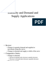 Elasticity of Demand and Supply