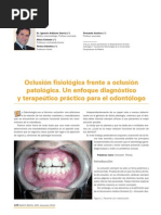 Oclusion Fisiologica Vs Patologica