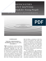 2011 Issue 3 - Difficulties About Baptism - Counsel of Chalcedon