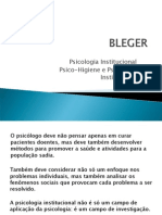 BLEGER Psicologia Institucional - Slides