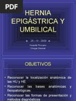 Hernia Umbilical y Epigastrica