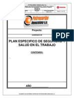 Plan Especifico de Seguridad y Salud en El Trabajo Nueva Norma 2013