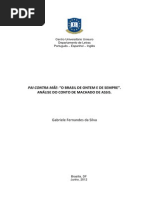 PAI CONTRA MÃE: O Brasil de Ontem e de Sempre. Análise Do Conto de Machado de Assis.