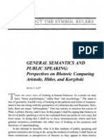 Lee, Irving J - General Semantics and Public Speaking-Perspectives On Rhetoric Comparing Aristotle, Hitler and Korzybski