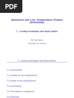 Statistical and Low Temperature Physics